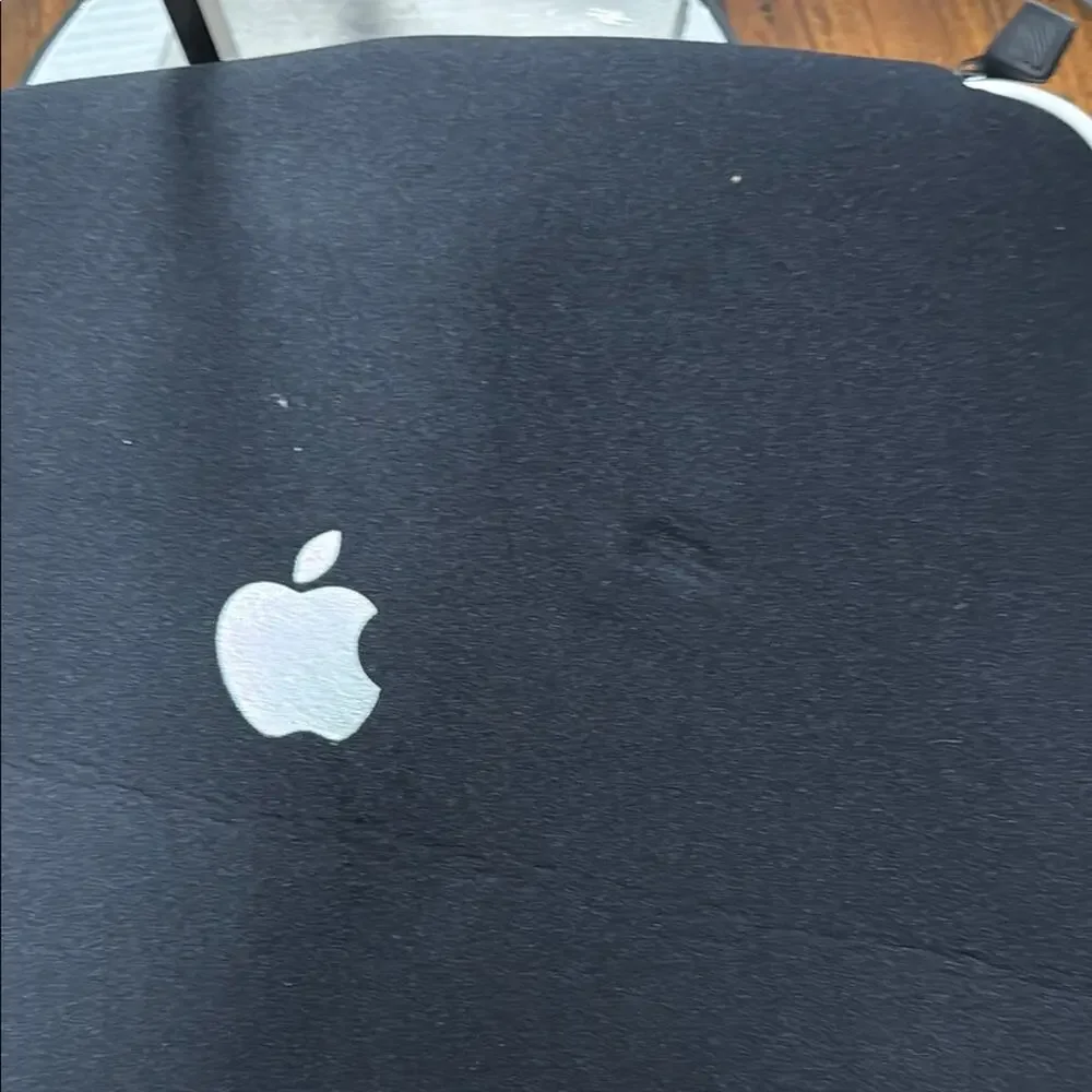 Apple Black and White Laptop Sleeve